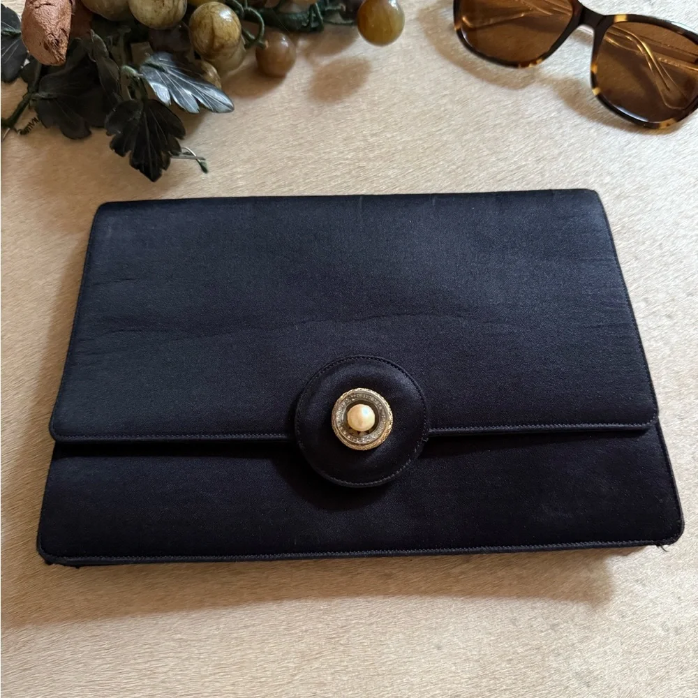 Nettie Rosenstein silk clutch-collectable